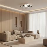 Takplampa APP1712-C LED-plafond Svart + fjärrkontroll