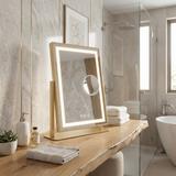 LED-spegel LUMI L.Gold 30x40cm