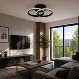 LED taklampa LHJ121-C Svart