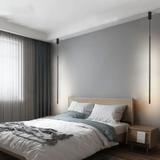 HÄNGANDE LED TAKLAMPA APP1413-C SVART 100 cm