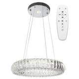 Kristalltaklampa LED APP1040-CP + fjärrkontroll