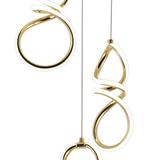 HÄNGLAMPA LED G073-3CPR Guld