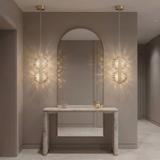 LED-pendellampa G148-2CP Gold Borstad Guld