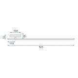 VÄGGLAMPA TILL VARDAGSRUM LED NEUTRAL 12W 92CM APP584-1W