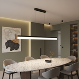 Hängande LED-lampa APP1692-CP 120 cm Svart