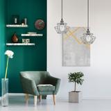 Hängande Taklampa APP943-1CP Set Krom