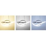 Taklampa Hängande Ring Modern LED + Fjärrkontroll APP389-CP Krom