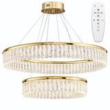 LED-pendellampa APP1750-CP Guld + Fjärrkontroll