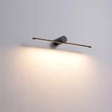 LED-VÄGGLAMPA FÖR BADRUM 40CM APP1341-W Svart