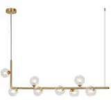 Hänglampa Glasbollar 8 st APP615-8CP Guld