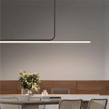 HÄNGANDE TAKLAMPA LED APP1659-CP Svart 120 cm