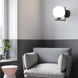 Vägglampa G101-1W Svart Vit