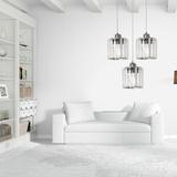 Kristalltaklampa APP510-3CPR Silver