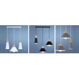 Taklampa SCANDI SET CP Vit