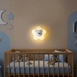 VÄGGLAMPA LED G181-W VIT NALLE