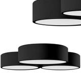Taklampa Plafond APP878-C Triple 3x40cm Svart