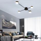 TAKLAMPA 4-ARMAD LED APP519-4C Svart