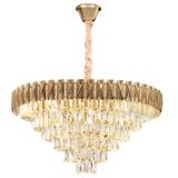Hänglampa Med Kristaller G061-CP 80CM GULD