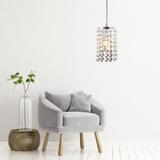 Taklampa Kristall APP730-1CP Silver