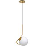 Modern Glaspendellampa för Tak APP429-1CP Guld