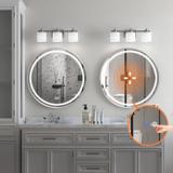 VÄGGSPEGEL LED 90 cm MMJ borstat stål
