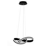 Modern taklampa LED + FJÄRRKONTROLL APP817-CP Svart