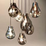 Glaspendellampa Tak APP329-1CP SILVER