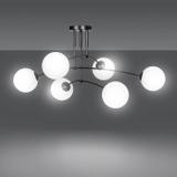 HÄNGLAMPA TAKLAMPA SVART MATT APP1576-6C