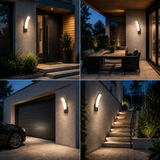 Facade LED wall lamp JNH032-G Black