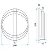 Taklampa LED SWE058-C BLACK