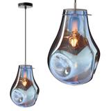 Taklampa Hängande Glas APP327-1CP BLÅ