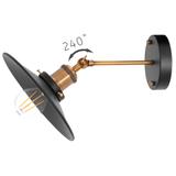 LAMPA PORTO VÄGGLAMPA APP184-1W Svart