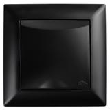 Единичен контакт със заземяване и капаче с рамка OSTE JNH005-G Black