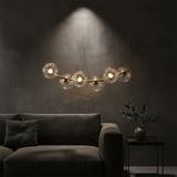HÄNGENDE TAKLAMPA G133-6CP Guld