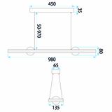 HÄNGANDE TAKLAMPA LED G159-CP GOLD