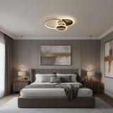 Taklampa APP1710-C LED-plafond Guld + fjärrkontroll