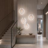 LED-pendellampa LHJ127-W Krom