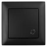 Uksekella Nupp Raamiga OSTE JNH008-W BLACK