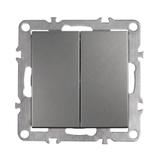 Kahekordne Lüliti OSTE JNH007-W GREY
