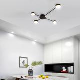 TAKLAMPA 4-ARMAD LED APP519-4C Svart