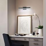 VÄGGLAMPA BADRUM LED ÖVER SPEGEL 12W 50CM APP373-1W SVART