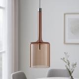 Taklampa Hängande Glas lampskärm APP1699-1CP AMBER B