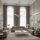 LED pendellampa APP1776-CP Borstad Guld