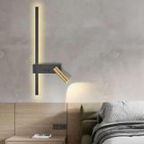 VÄGGLAMPA VÄGGLAMPA APP1439-W HÖGER BLACK GOLD