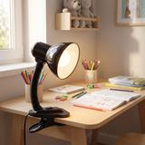 Lampka nocna biurkowa na klips JNH045-1T Czarna