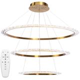 KRISTALLTAKARMATUR LED APP1609-3C GULD