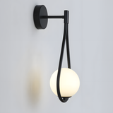 Vägglampa G093-1W Svart Vit