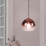 Glaspendellampa APP313-1CP Roséguld