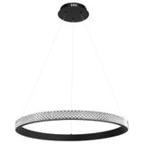 TAKLAMPA HÄNGANDE LED APP1512-CP Svart