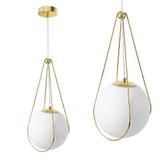 HÄNGANDE TAKLAMPA APP1793-1CP 20 cm Guld